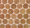 Korkové obklady 3D - Cork Mosaic, natur, 590 x 295 x 6 mm