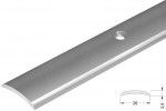 Přechodový profil Roll - 20 mm,vrtaný - Alu stříbro - 270 cm