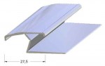 Přechodový profil Roll Vari - vrtaný - Alu stříbro - 270 cm