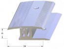 Přechodový profil Light pro dilatační spáry s 9 mm základním profilem - Alu zlato - 270 cm
