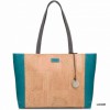 PELCOR dámská taška POPPY v barvě korek/modrá - Délka 36.5 cm x šířka 10.5 cm x výška 29 cm