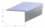Profil na schodové hrany Roll - 22 x 42 mm,vrtaný - Alu zlato - 300 cm