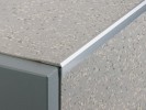 Profil na hrany schodů Roll - 2,6 x 12 mm na lino,vrtaný - Alu stříbro - 270 cm