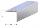 Úhelníkový profil Roll - 20 x 24,5 mm nevrtaný - Alu ušlechtilá ocel - 270 cm