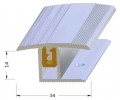 Přechodový profil Light pro dilatační spáry se 14 mm základním profilem - Alu zlato - 270 cm