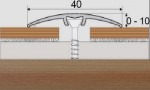 Přechodový profil UNIVERZÁLNÍ 40 mm s nivelací 10 mm - 270 cm - Sosna
